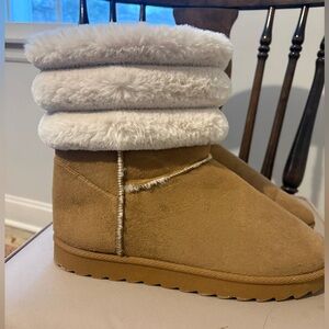 Olivia Miller Dahlia Cold Weather Faux Fur Boot